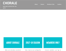 Tablet Screenshot of midlandchorale.com